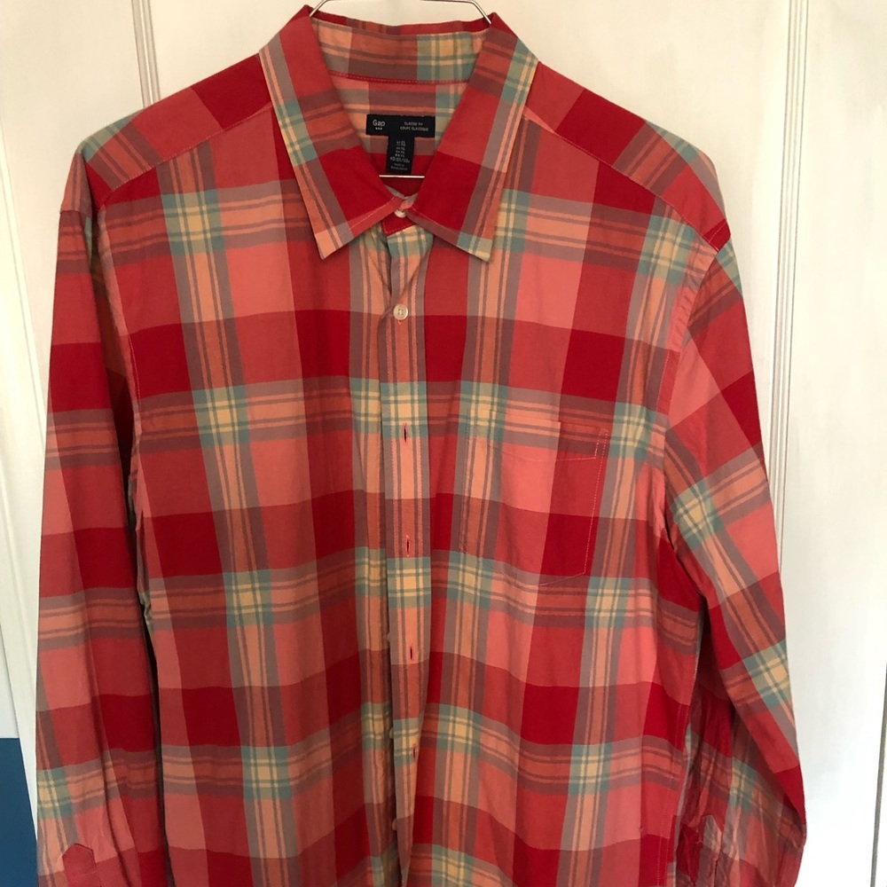 Bright colors dress shirt